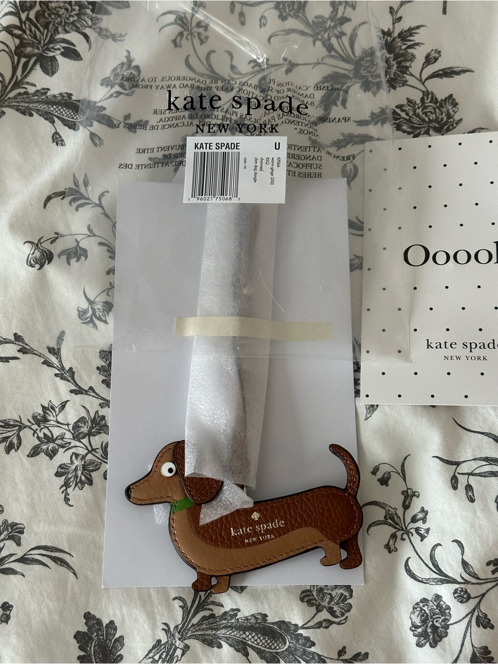 Kate Spade Daushand Bag Charm NWT